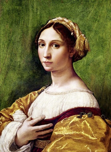 A Young-Girl ca 1515-1520 by Raphael 1483-1520 Musee des Beaux-Arts-Strasbourg